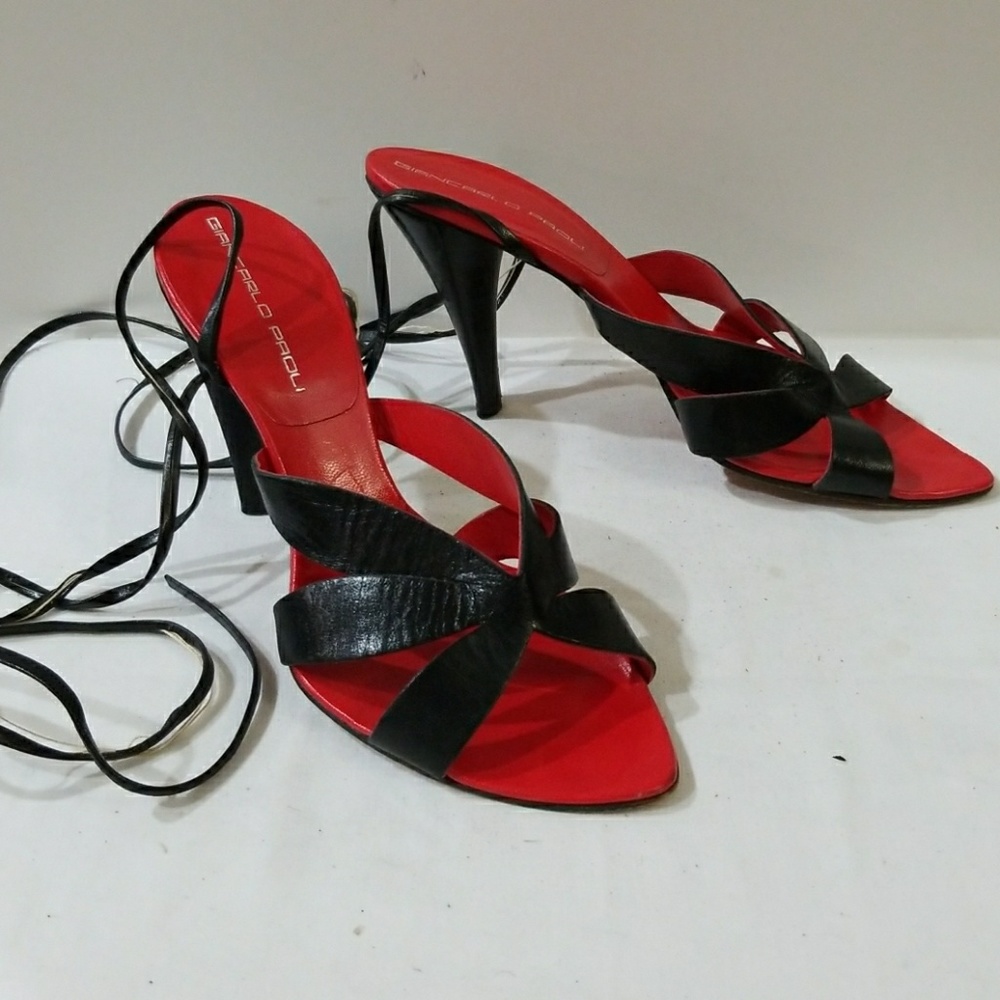 GIACARLO PAOLI STRAP HEELS
